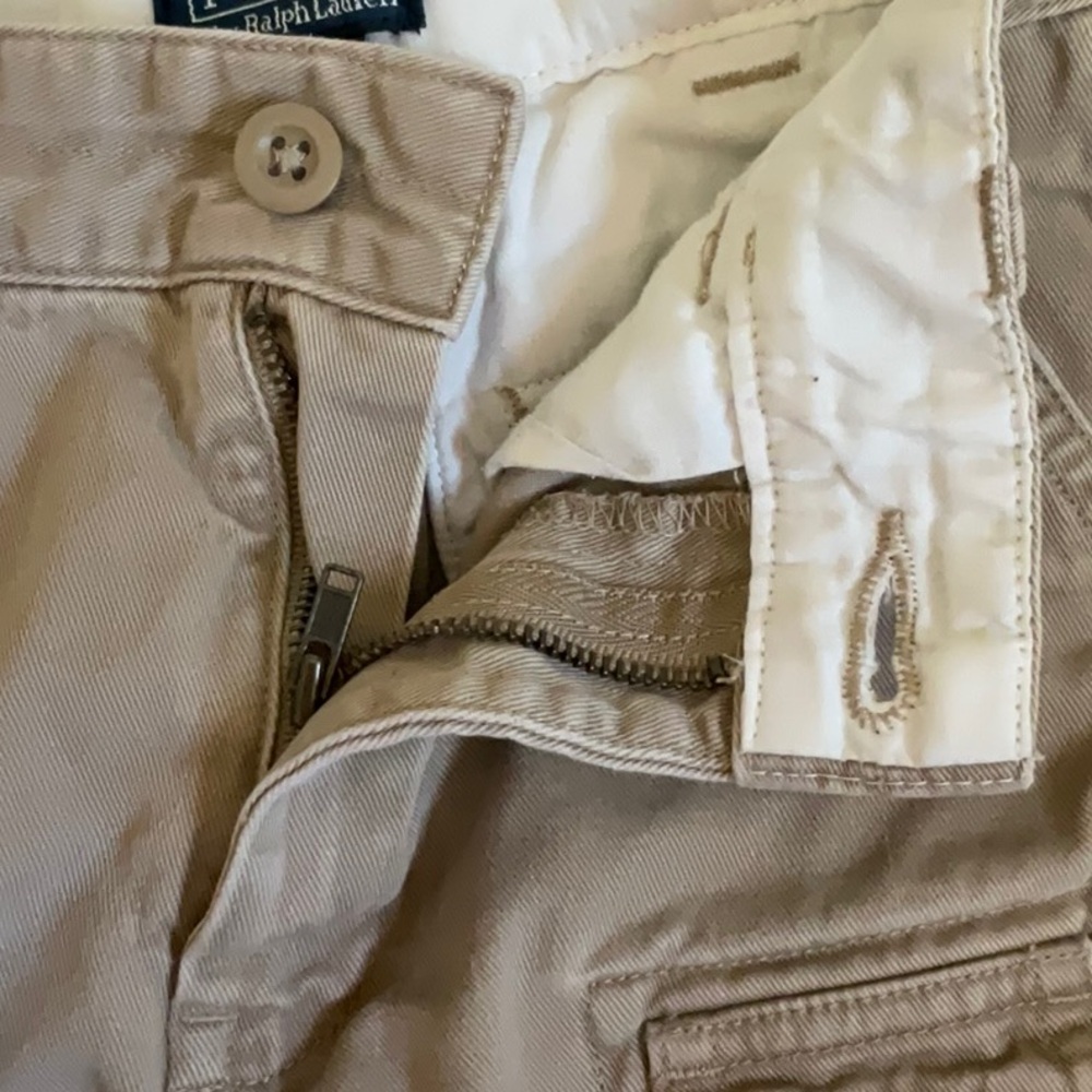 Polo By Ralph Lauren Kid Beige Cargo Shorts Size 6 - Picture 7 of 9